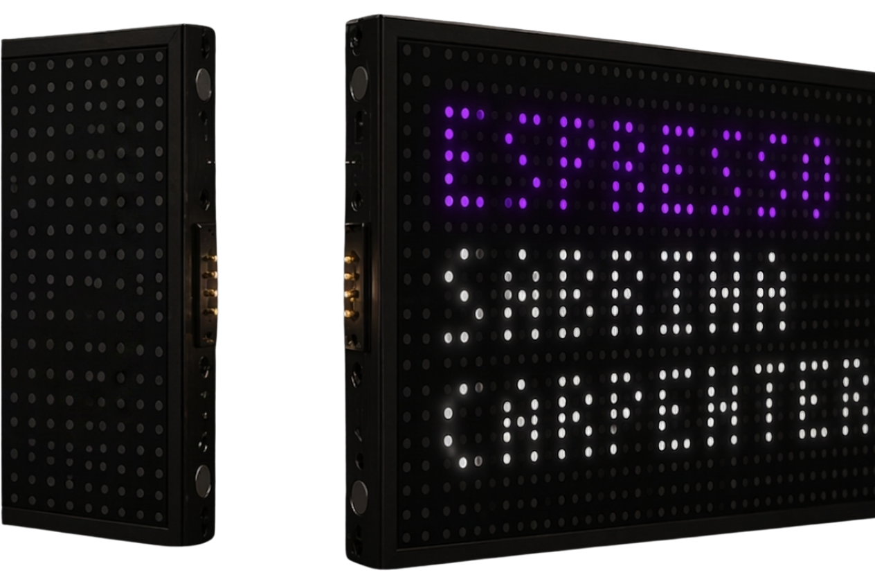 Hubrix tiles snapping together with magnetic pogo connectors